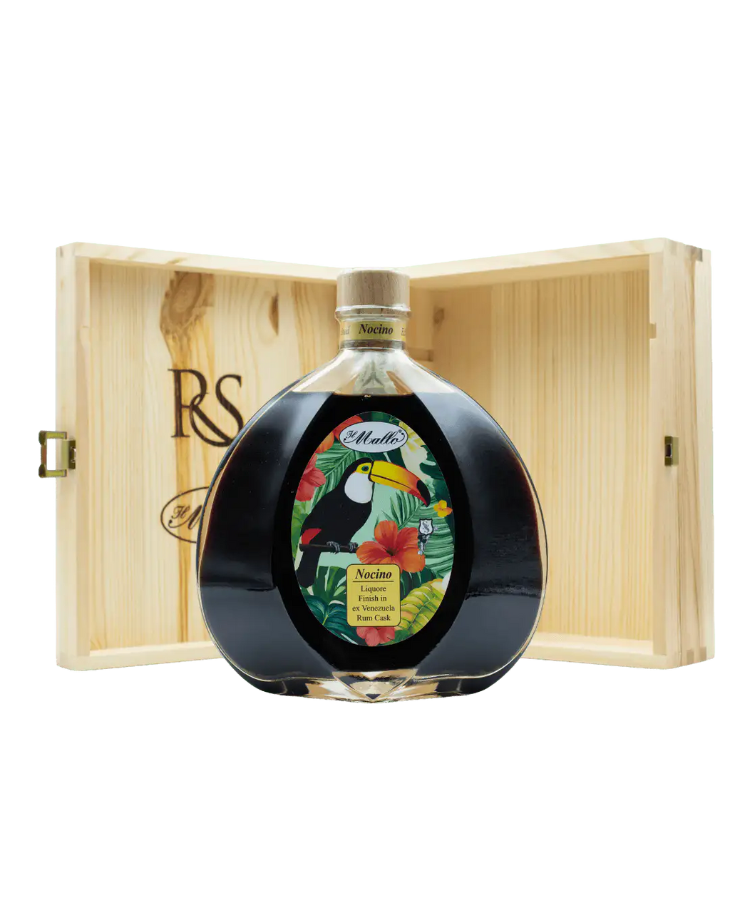 Nocino Rum Cask Finish con Scatola di Legno