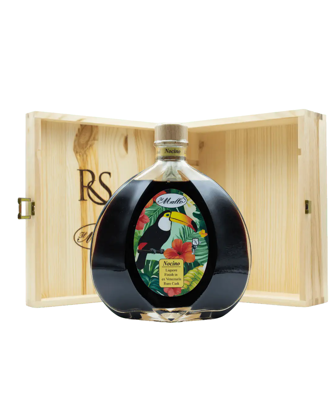 Nocino Rum Cask Finish con Scatola di Legno