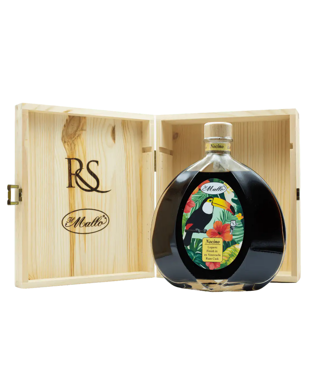Nocino Rum Cask Finish con Scatola di Legno