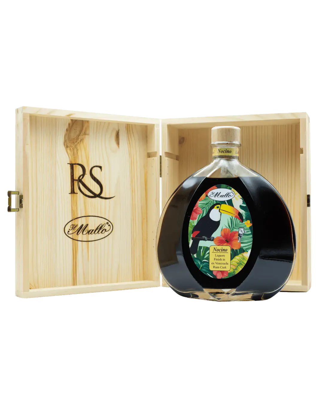 Nocino Rum Cask Finish con Scatola di Legno