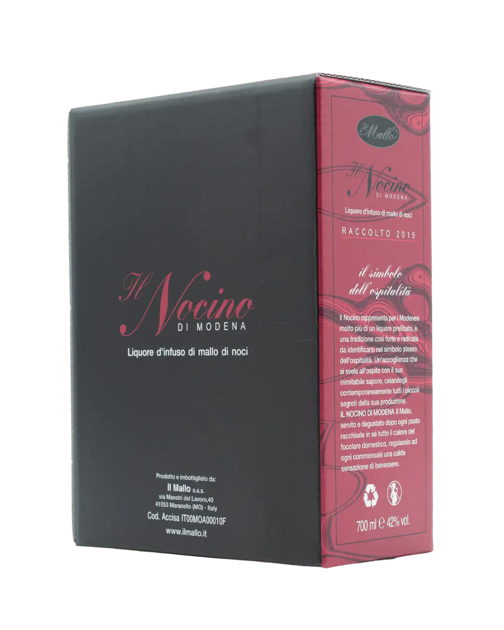 Nocino Raccolto 2015 con Scatola