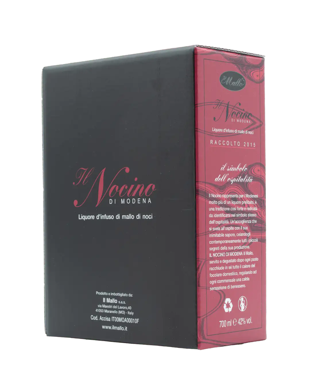 Nocino Raccolto 2015 con Scatola