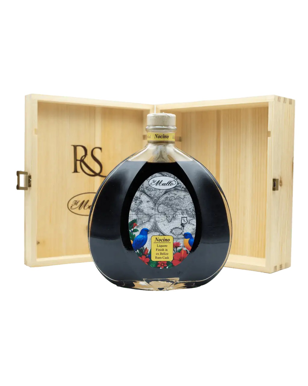 Nocino Belize Rum Cask Finish con Scatola di Legno