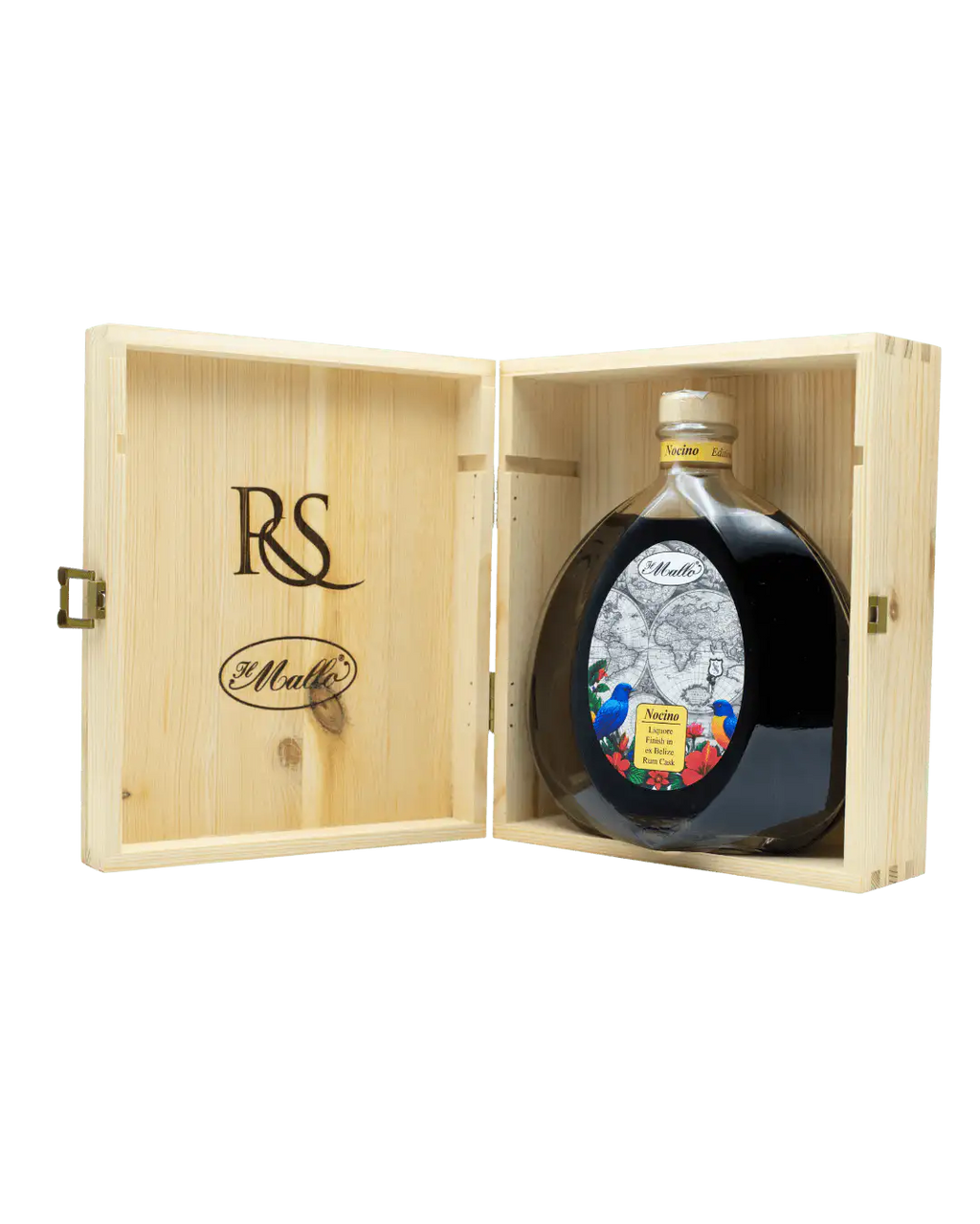 Nocino Belize Rum Cask Finish con Scatola di Legno