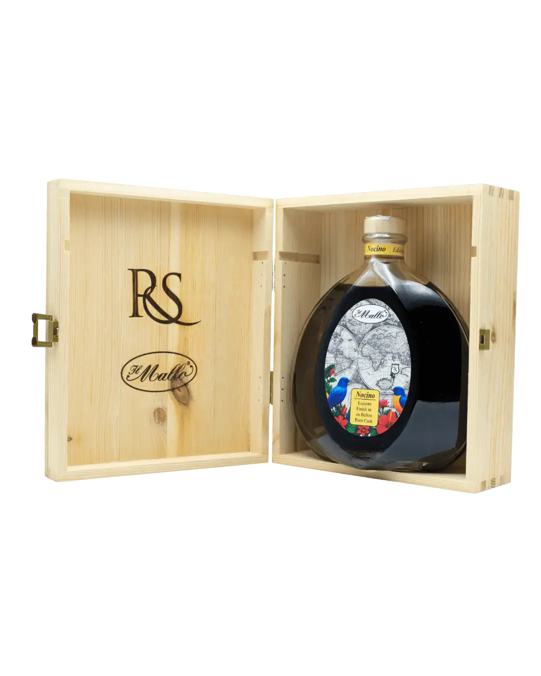Nocino Belize Rum Cask Finish con Scatola di Legno