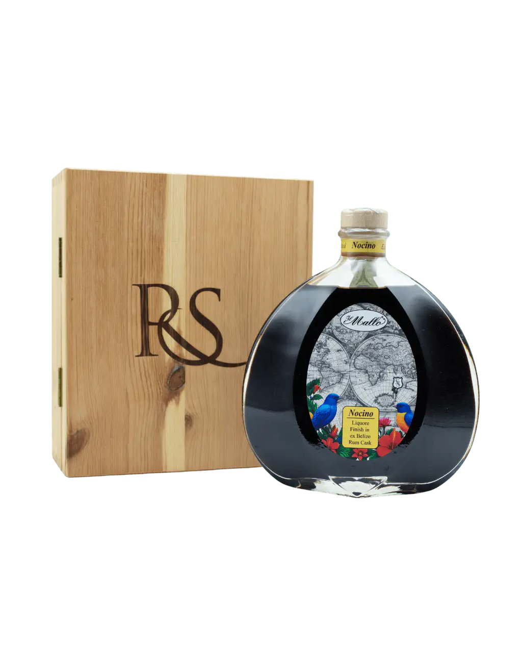 Nocino Belize Rum Cask Finish con Scatola di Legno
