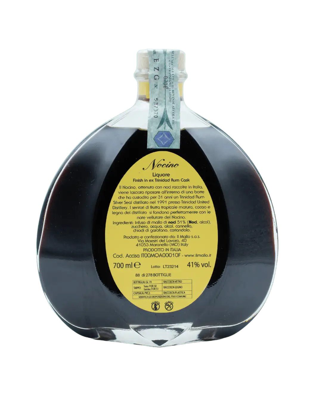 Nocino Trinidad Rum Cask Finish
